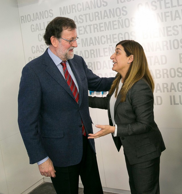 Buruaga con Rajoy en Madrid